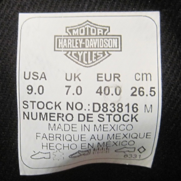 Harley-Davidson Zia Tennis Shoes for Women, size 9 - Picture 3 of 8